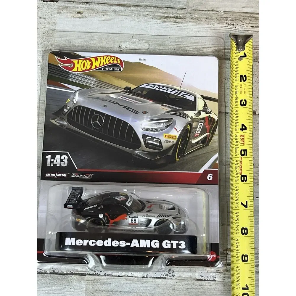 Hot Wheels Premium 1:43 Mercedes-AMG GT3 Diecast Car Factory Sealed 2024